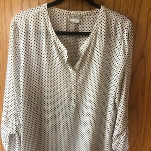 Polka dot blouse